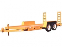 2014 CAR-MATE 6X16 Skid Steer Equipment Trailer